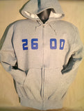 "PHREAK" Sweatshirt (gray w/zipper)