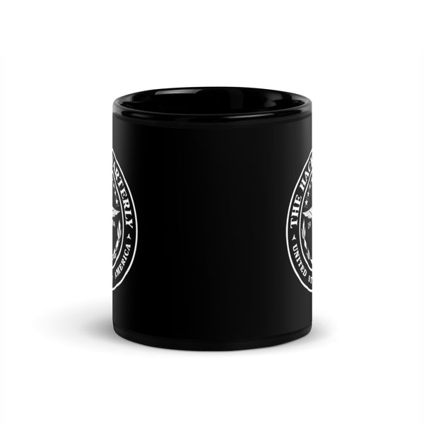 Black Glossy Hacker Mug – 2600 Magazine